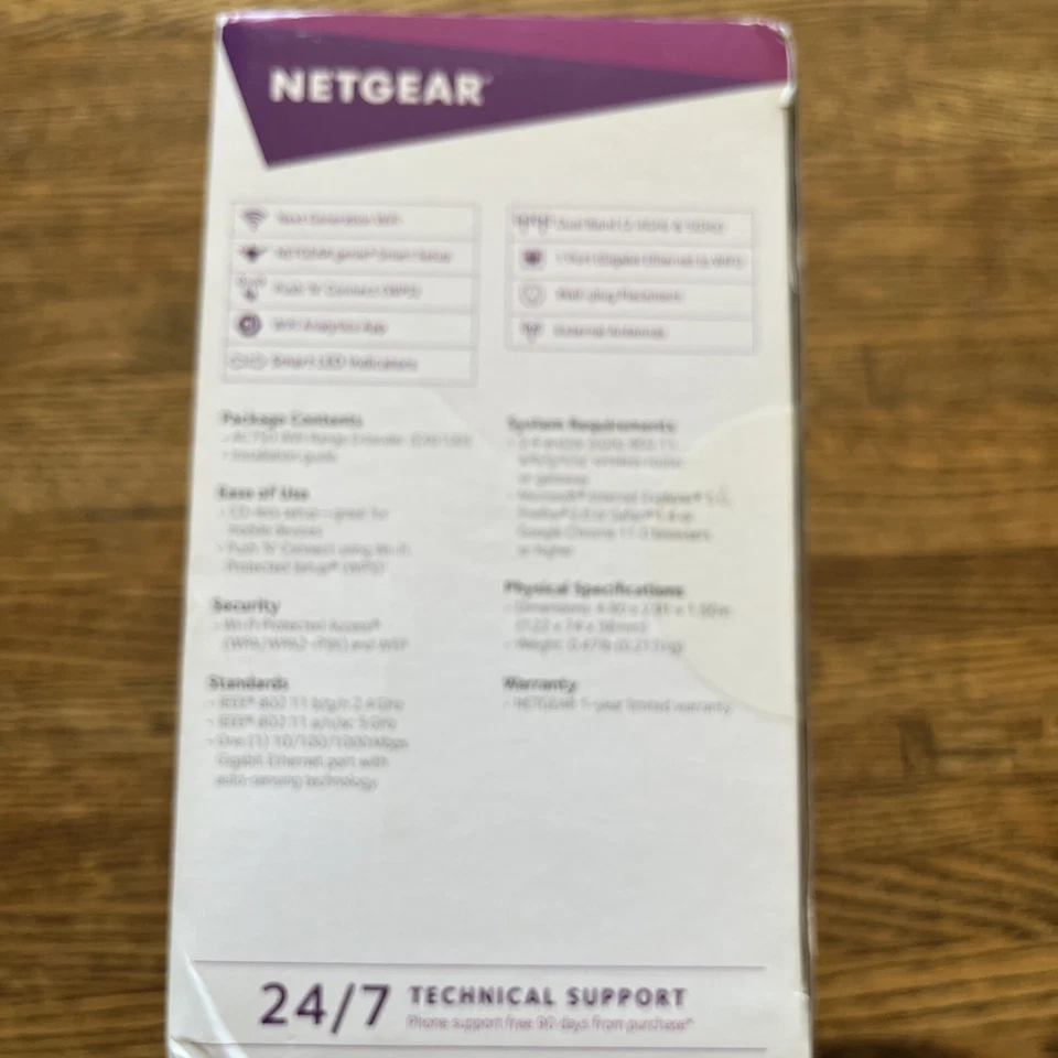 Netgear EX3110 AC750 WiFi Wall Plug Range Extender and Signal Booster - Image 3 of 4