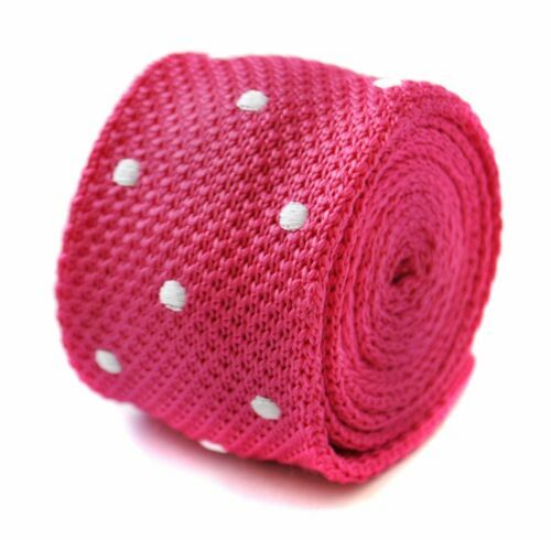 Cravatta Sottile Uomo, Colore Rosa Con Rose, Larghezza 6 Cm, Taglia Unica - 5