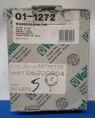 Vaillant Wasserschalter 011272 – Ersatzteil Für MAG 19/2 GXI, XI, XIP, XZ U.a. Gasthermen