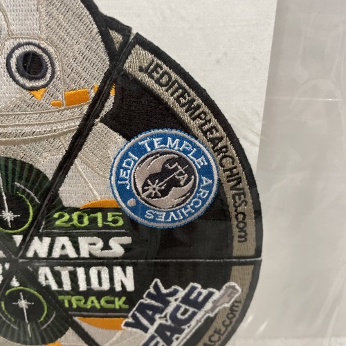 BB8 Set completo patch puzzle Star Wars Celebration Anaheim 2015 tutte e 6 le patch - Foto 6 di 6