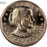1979-P WIDE RIM Susan B Anthony Dollar (SBA) ~ Choice BU ~~ Near Date Philadelphia Susan B Anthony