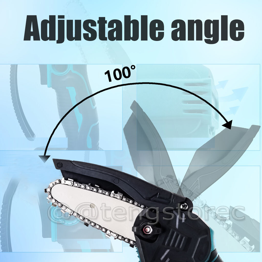 For Makita 18V 6'' LXT Mini Cordless Electric Chainsaw Wood Cutting 3Ah