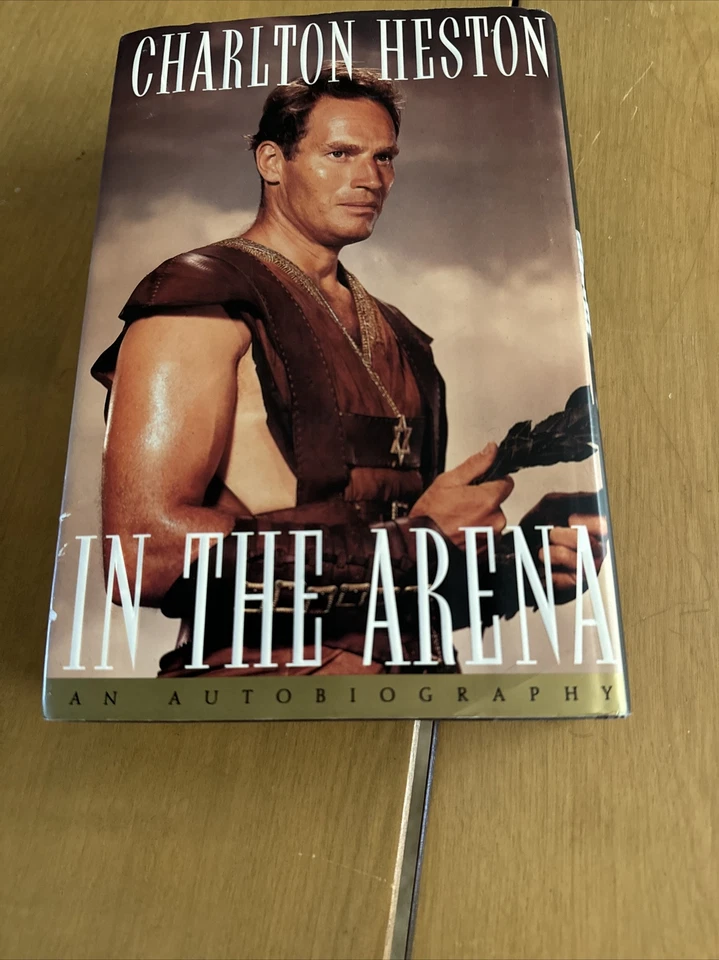 Charlton Heston • SIGNED • Autobiography In The Arena •my Personal Copy! - Imagem 2 de 4