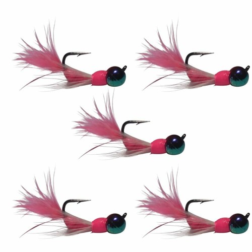 Kenders Tungsten Akua Jig Series Micro Panfish/Ice Fishing Jigs (5 Jig per confezione) - Foto 16 di 19