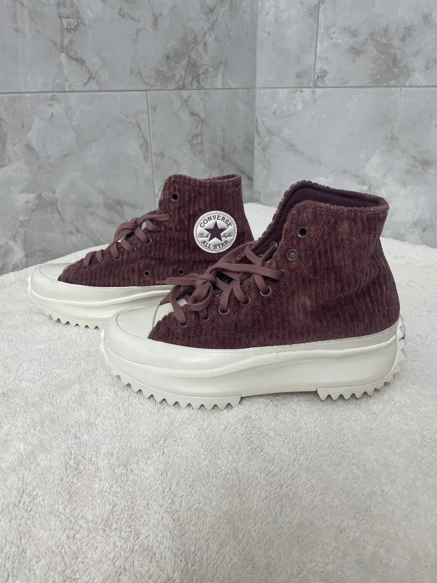 Converse Run Star Hike Corduroy Platform Size 7 Sneakers Shoes eBay