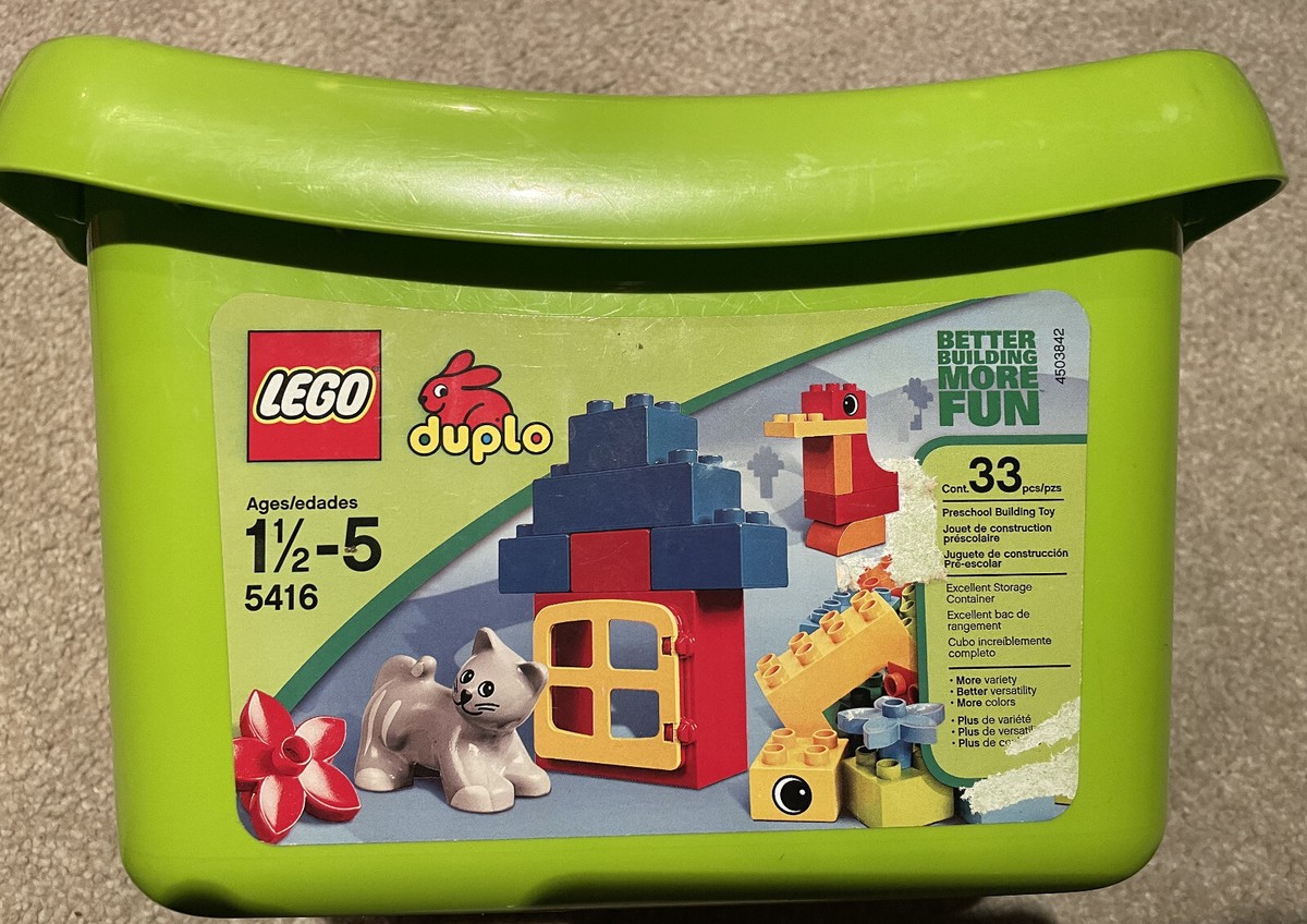 Brick Box Lego Duplo Cubo Lego Duplo 5380 Duplo Black Crane Hook