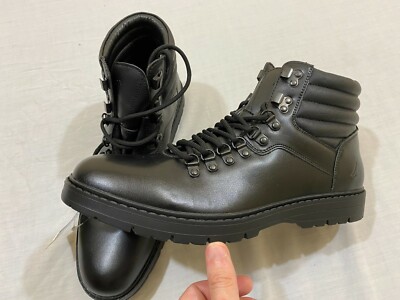 NAUTICA Shoes Boot, Ankle High Lace Black MEN'S Boots 12