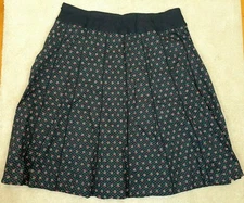 Serengeti Womens Sz XL Cherry Fruit Print ALine Flare Knee Length Skirt Stretch 