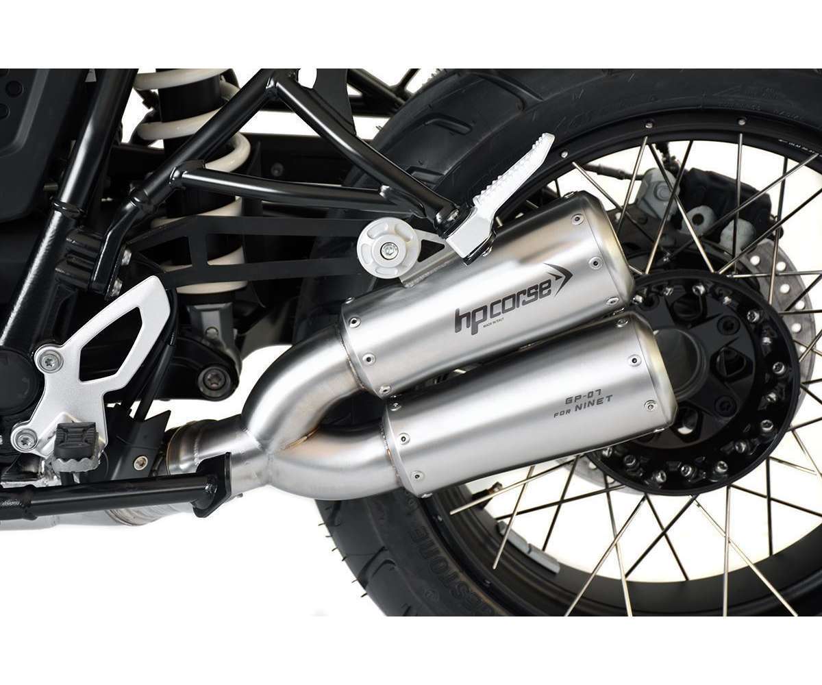 R nine T　hp corse GP07 マフラー 2 Exhaust Mufflers Low Position Hp Corse GP07 Satin for BMW R Nine