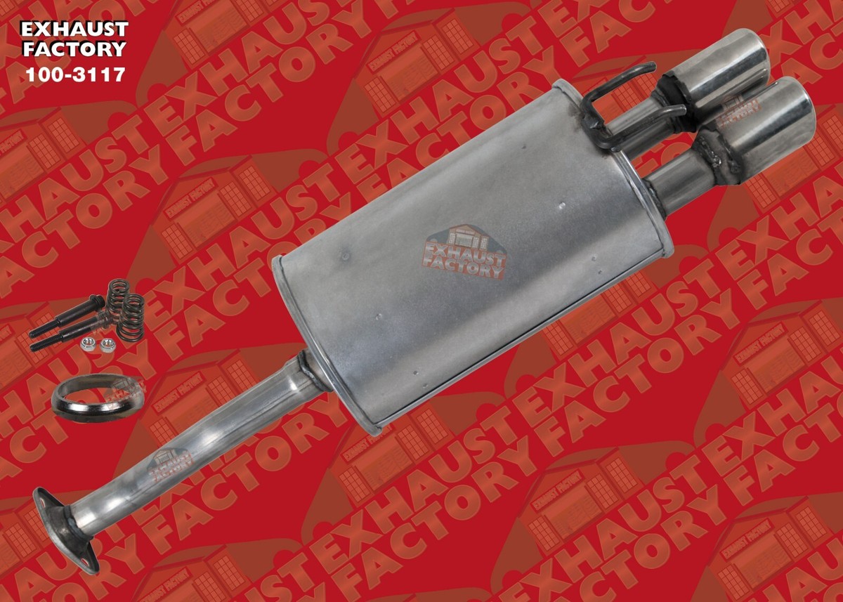 リミフゥFeather Nylon 2 Way Muffler B REAR MUFFLER ASSEMBLY FITS 2006-2011 ACURA CSX 2.0L ENG BASE