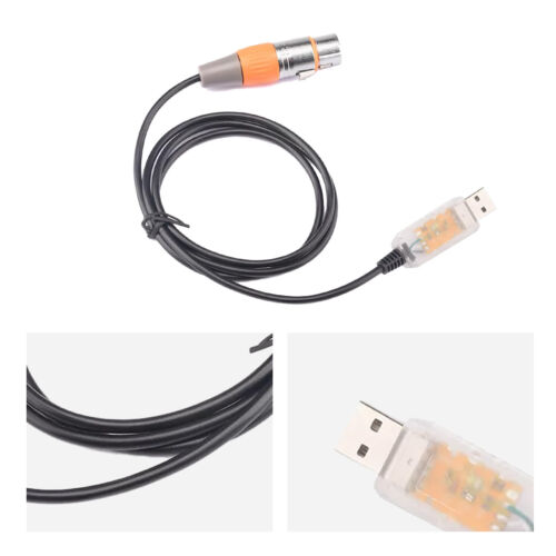 USB to DMX Interface Adapter Cable Stage Light PC DMX512 ControllerDimmer DMX C2 - Picture 2 of 7
