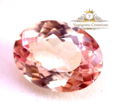 Certified 20.45 Ct AAA+ Natural Padparadscha Sapphire Oval Shape Loose Gemstone