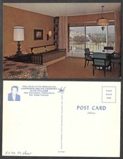 Old California Hotel Postcard - San Diego - Welcome Inn - Lawrence Welk, Room