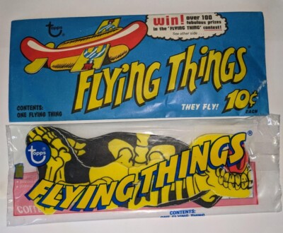 Topps Flying Things Box ORIGINAL-TOPPS -Factory Sealed-FLYING THINGS- 1970 & 1975 Vintage (Lot ...