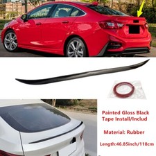 46.85in Universal Fit For Chevrolet Cruze 2017-2019 Rear Trunk Lip Spoiler Wing