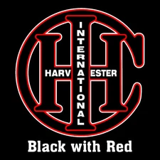 International Harvester IHC - Vintage 1920's Redrawn Round Emblem Sticker Decal