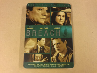 LIMITED EDITION STEELBOOK DVD / BREACH ( CHRIS COOPER, RYAN PHILLIPPE.... )