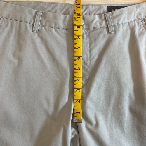Bonobos Khaki Hose Herren Gr. 33/30 Grau 100% Baumwolle Stretch Knopf Slim Fit - Bild 8 von 10