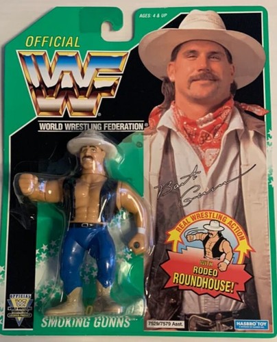 WWF wwe Vintage Wrestler Green Card BART GUNN  Has...