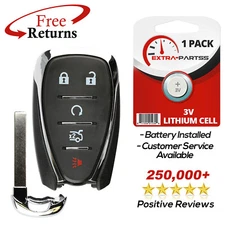 Remote Keyless Entry Car Smart Fob Replacement For GM Vehicles 5b (HYQ4EA)