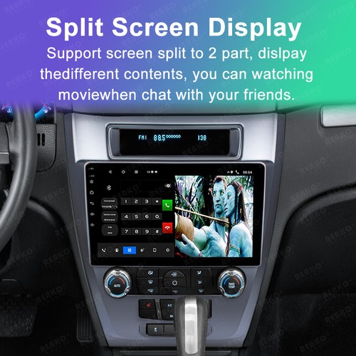 For 2010-2012 FORD FUSION APPLE CARPLAY ANDROID AUTO CAR STEREO RADIO GPS WIFI - Picture 12 of 18