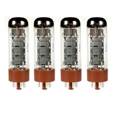 New 4x Svetlana EL34 | Matched Quad / Quartet / Four Tubes | Free Ship