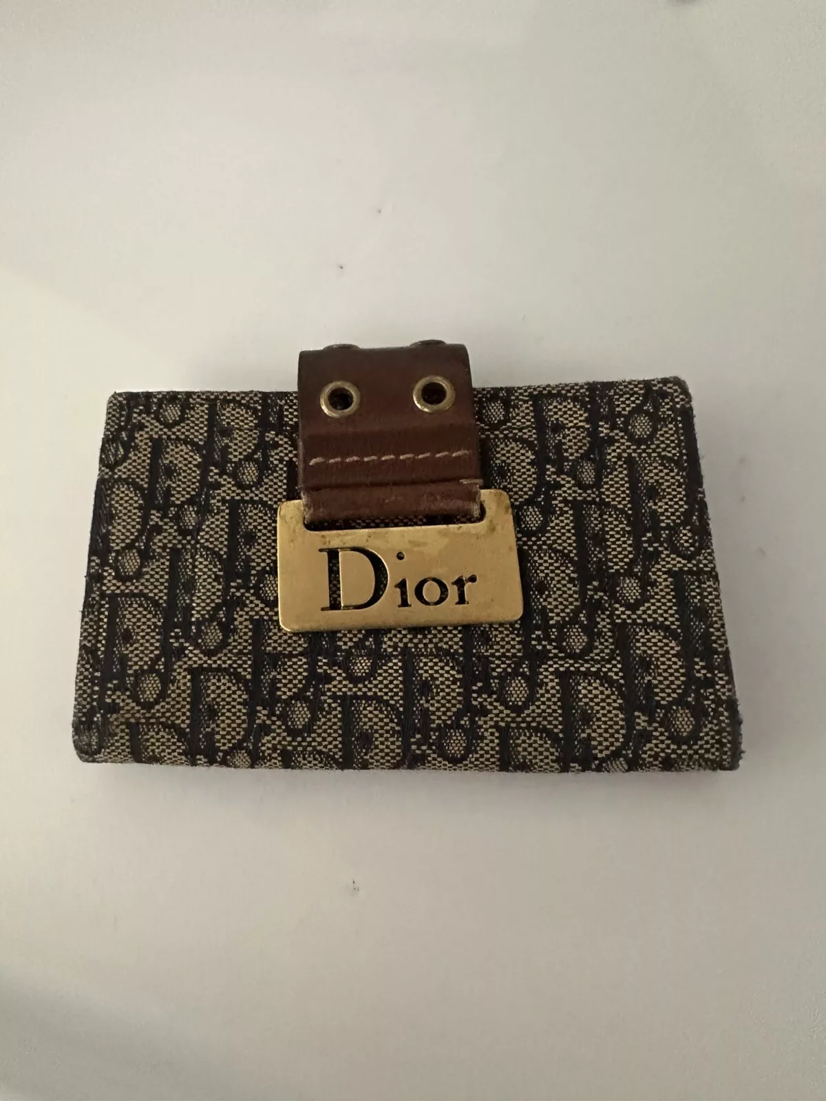 Ancien étui à clés trotteur Christian Dior