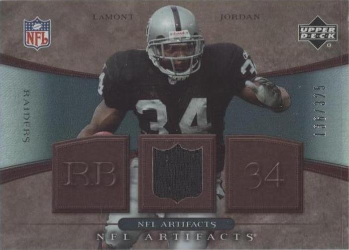 2007 Upper Deck Artifacts LaMont Jordan #NFL-JO - 1 of 2