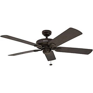 Honeywell Belmar 52 Inch Indoor Outdoor Ceiling Fan Five Damp Rated Blades