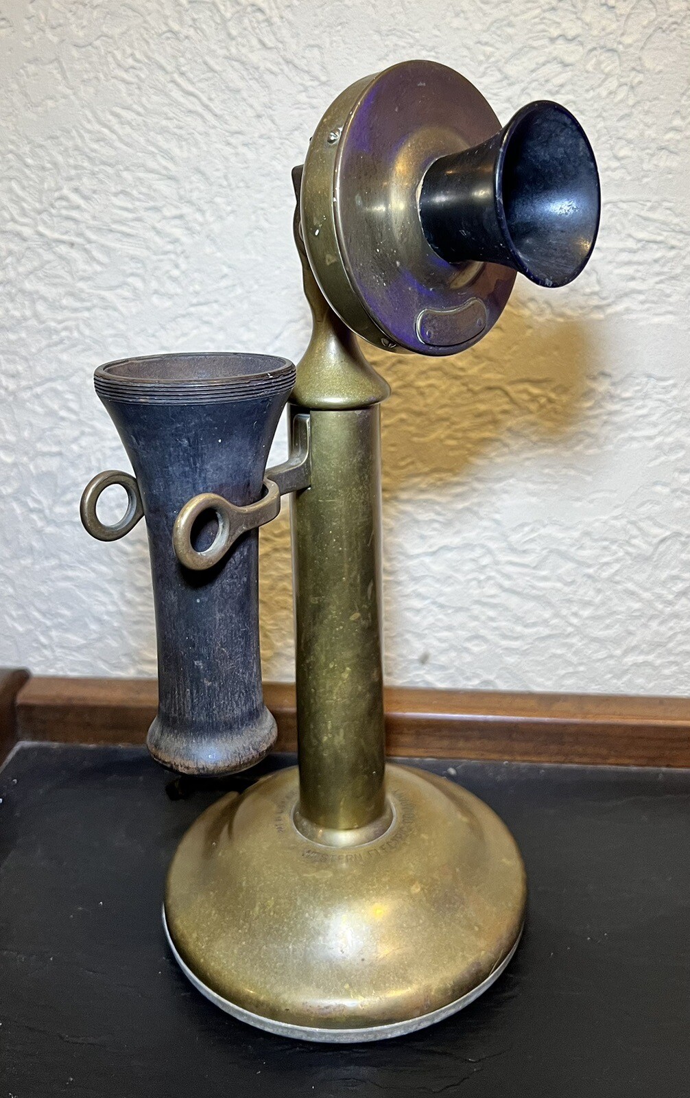 True Antique Western Electric Brass Candlestick Telephone Phone Vintage Lamp. eBay