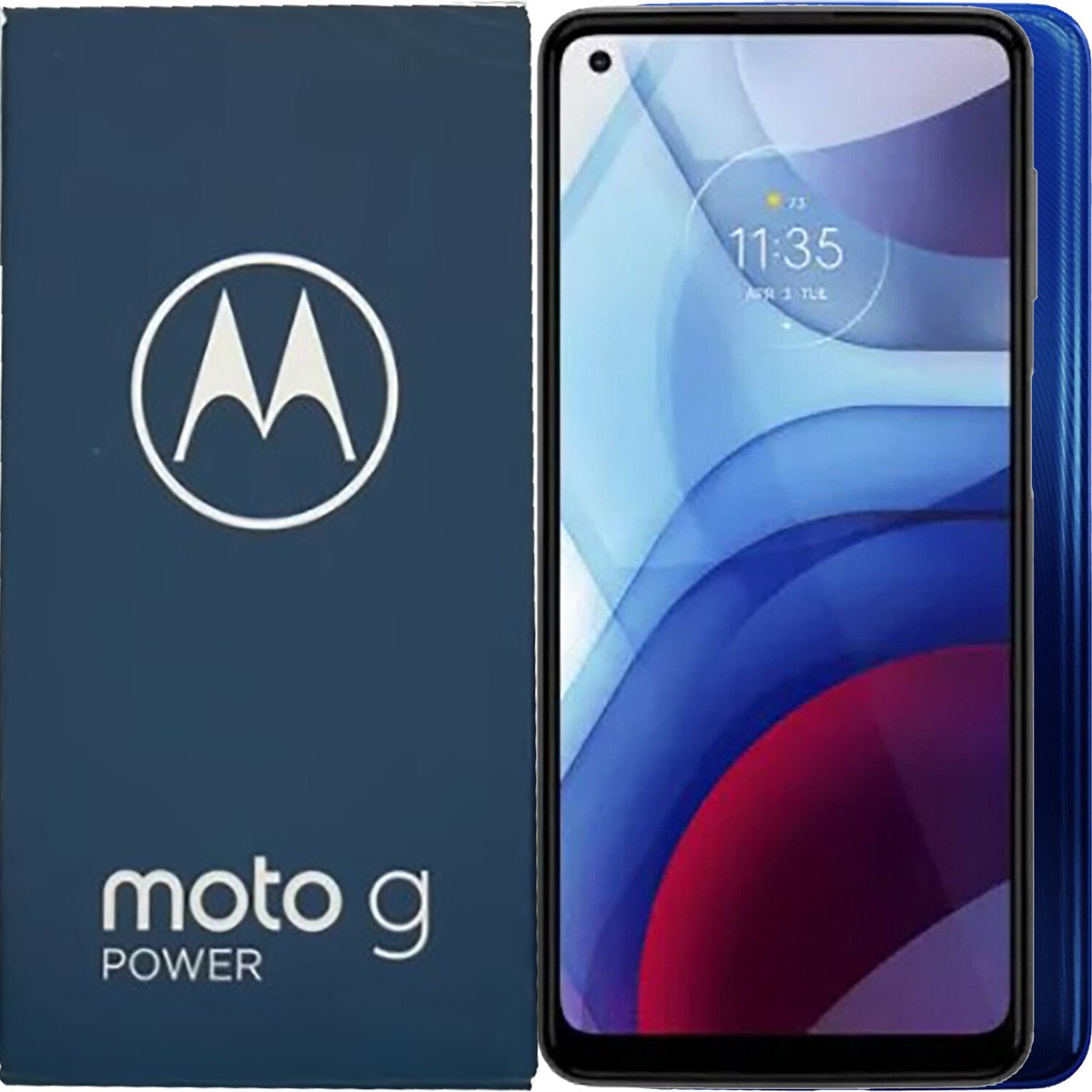 NEW Motorola Moto G Power (2021) Glowing Blue 32GB + 3GB Unlocked