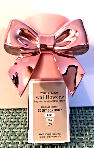 PINK BOW CUFF WALLFLOWER PLUG UNIT SCENT CONTROL BATH BODY WORKS SWEETEST SONG - Picture 2 of 5