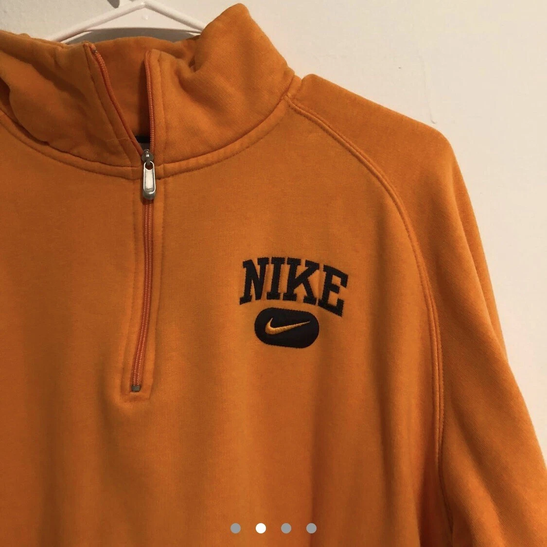 Nike orange quarter zip clearance