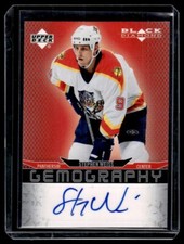 2007-08 Upper Deck Black Diamond Gemography Stephen Weiss Auto Florida Panthers