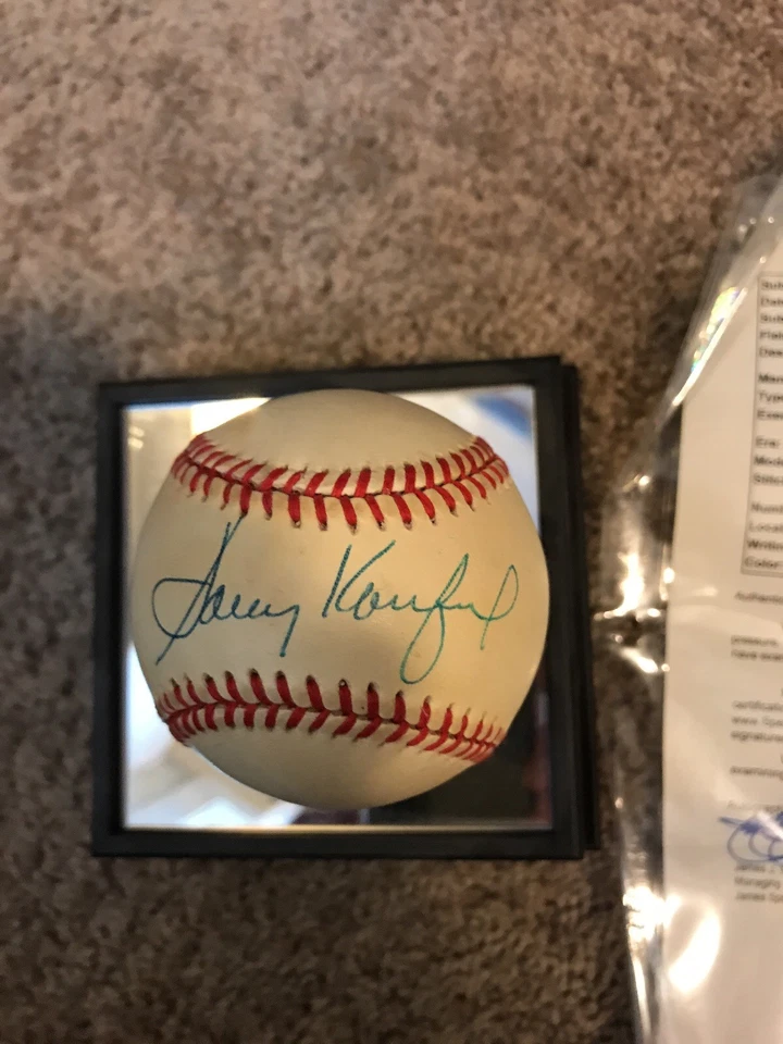 Sandy Koufax Autographed Signed Baseball w/ Certification Letter!!!!! - Image 3 of 4