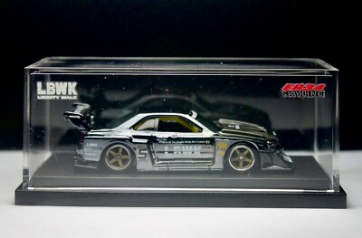 Hot Wheels Nissan GT-R R34 Black Spectraflame CUSTOM MADE With Display Case