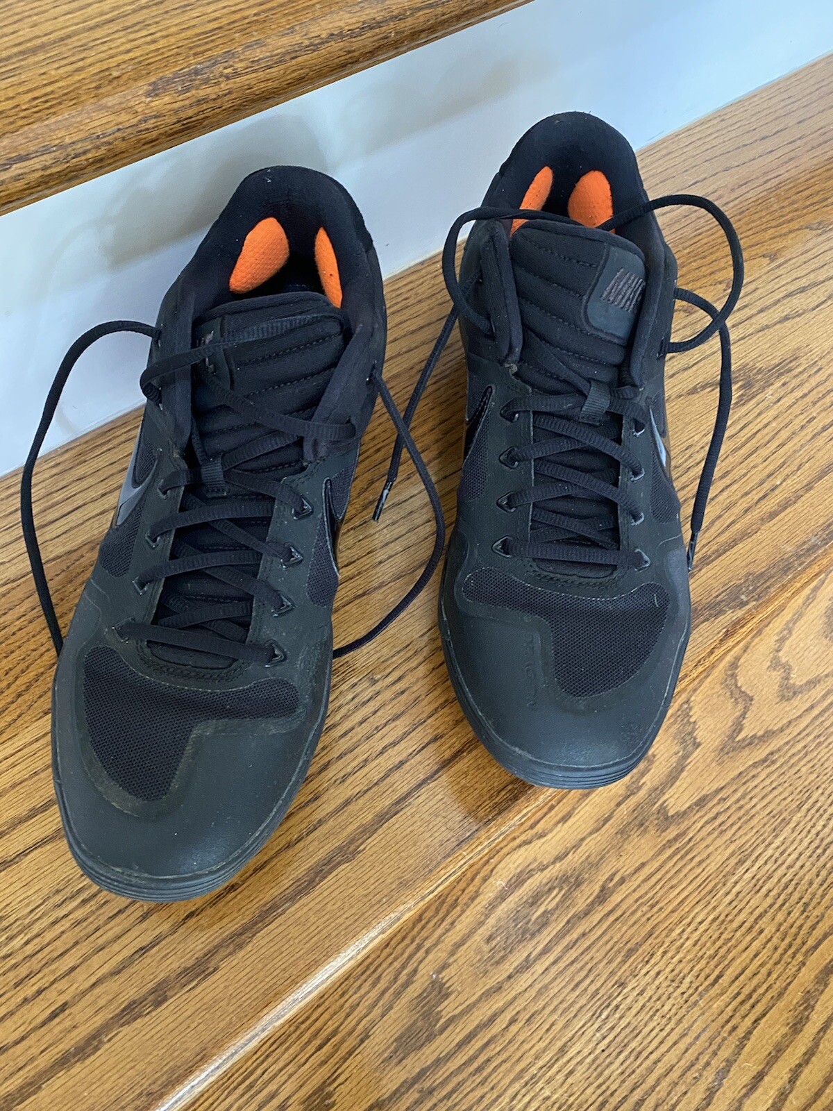 Nike Huarache Baseball Cleats Black Mens Size 11 *Hardly worn