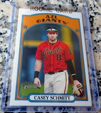 CASEY SCHMITT 2021 Topps Heritage Rookie Card RC San Francisco Giants🔥🔥🔥🔥$$$
