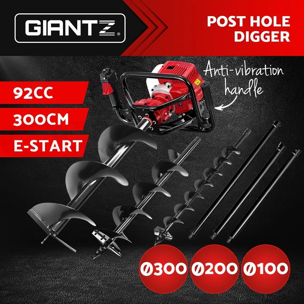 Petrol post hole digger bunnings discount