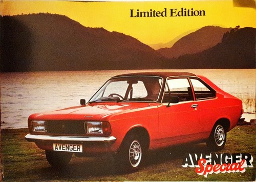 Chrysler UK: Avenger, Alpine, Hunter, 180 Brochure 1977 - Picture 2 of 2