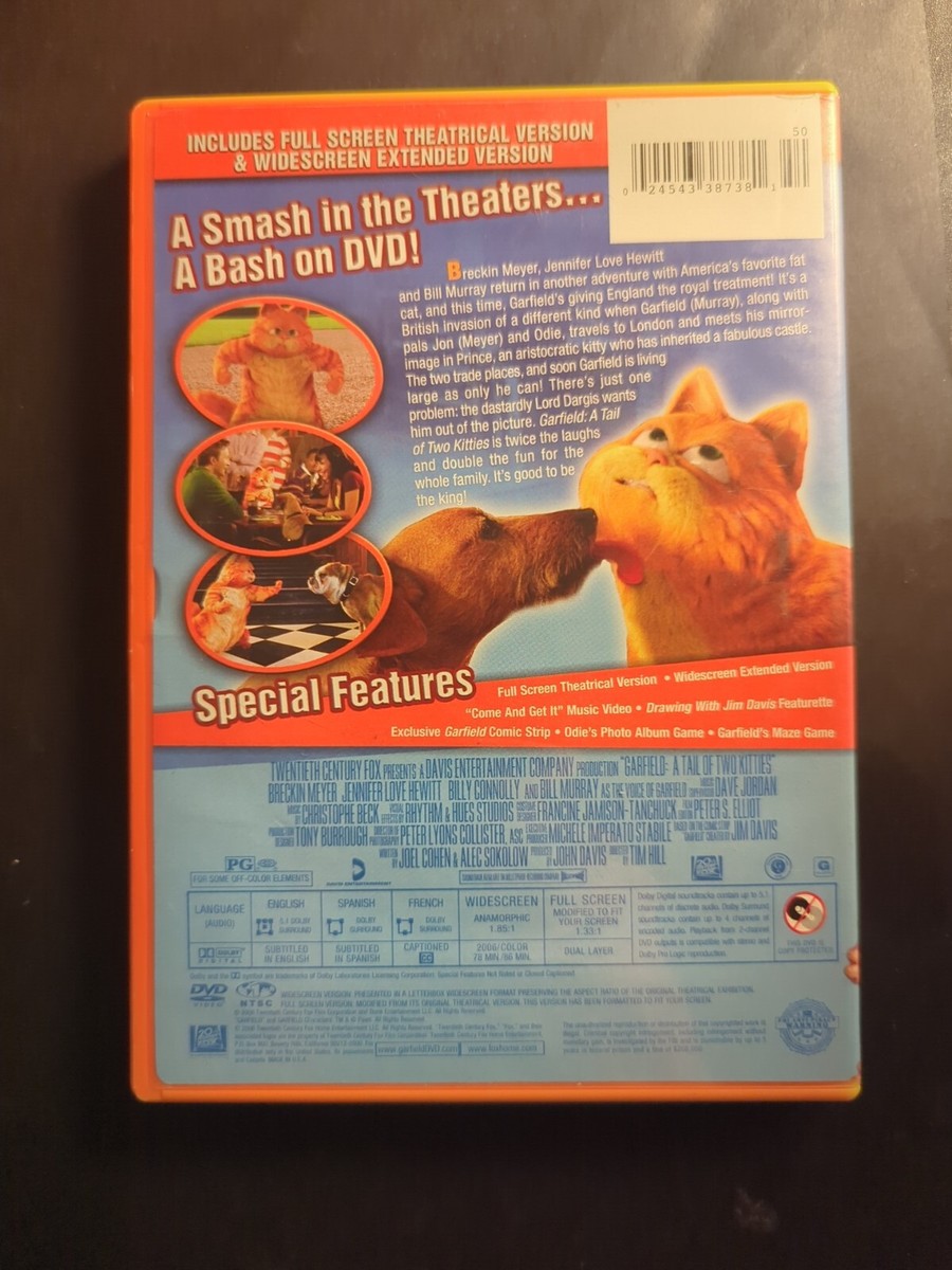 Garfield: A Tail of Two Kitties DVD 2006 24543387381| eBay