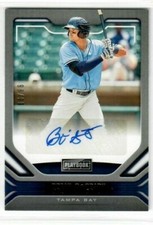 BRIAN O'GRADY 2020 Panini Chronicles Baseball AUTO PLAYBOOK GOLD /99 PA-BO RAYS