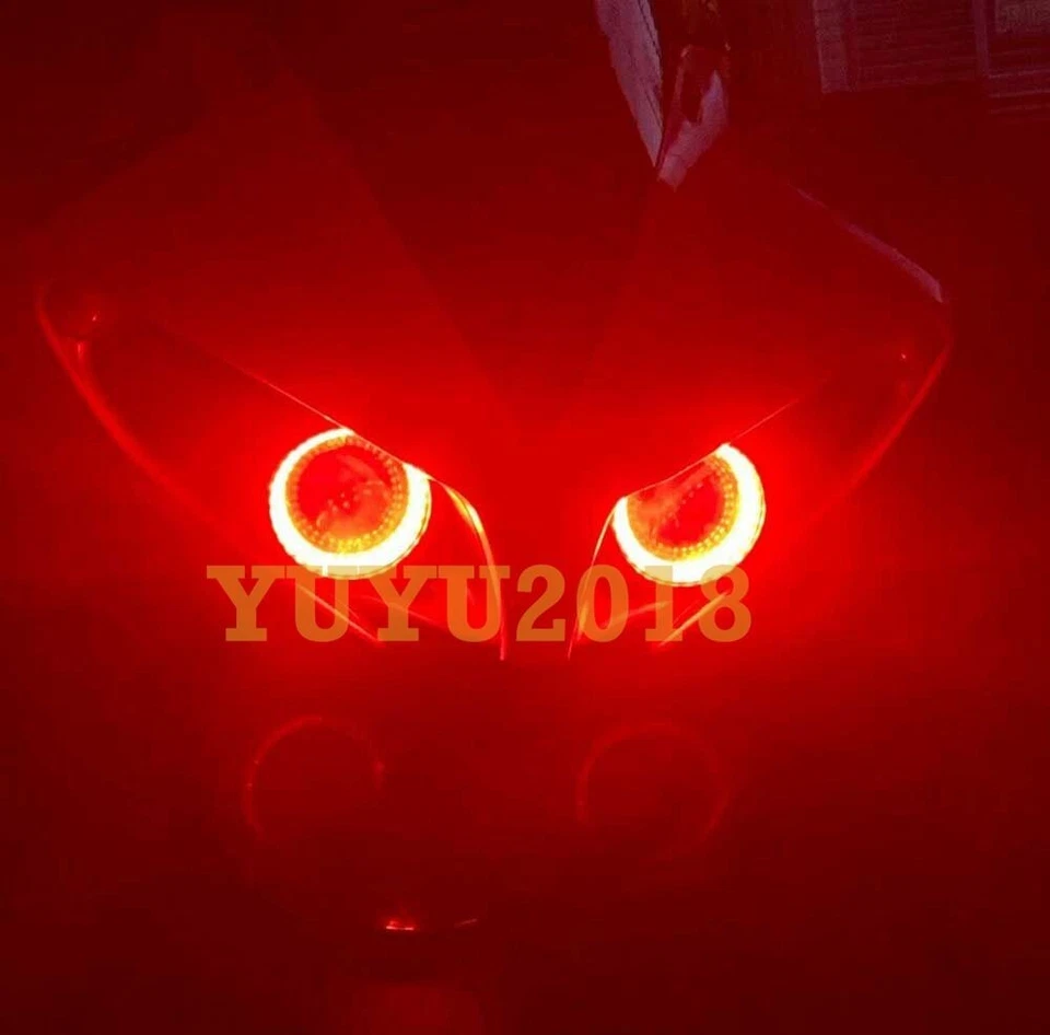 Anillo halo RGB para Kawasaki Ninja 300 13-17 faro ojo de ángel bluetooth DRL Foto 3 de 4