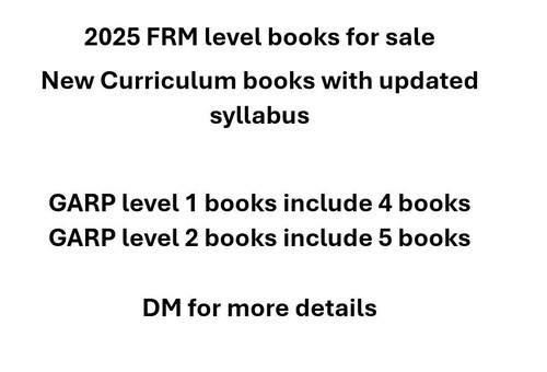 2024 | FRM PHYSICAL Books Part 1/Part 2 for sale