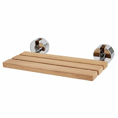 20 Wall Mounted Teak Wood Folding Shower Bath Seat Medical Bench