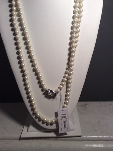 $148 Kate Spade Le Soir Opera Length Faux Pearls #396 - 第 2/9 張圖片