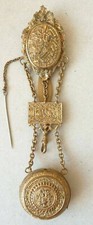 Chatelaine clavet pour montre gousset pomponne bijou 18e siècle 