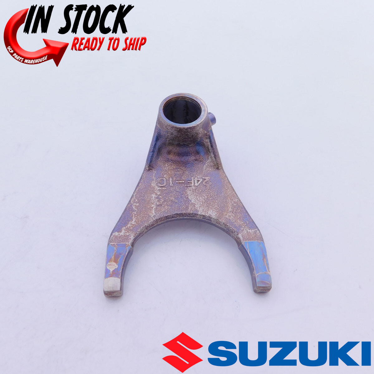 SUZUKI GSX250E ギヤシフトフォーク スズキ [Y-250325-19] NEW OEM GEAR SHIFT FORK NO. 1 1999 - 2007 SUZUKI HAYABUSA GSX1300R