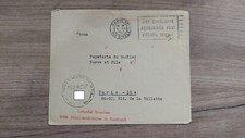 DR - Brief Paris nach Rethel 1942, Feldpost, Wehrmacht Kraftfahrzeug Versorgung