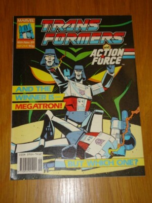 TRANSFORMERS BRITISH WEEKLY #244 MARVEL UK COMIC 1989
